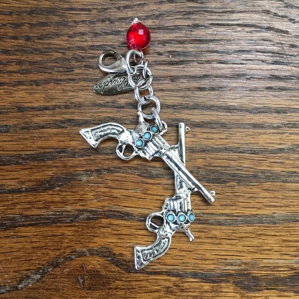 Plunder Design Revolver Gun Charm